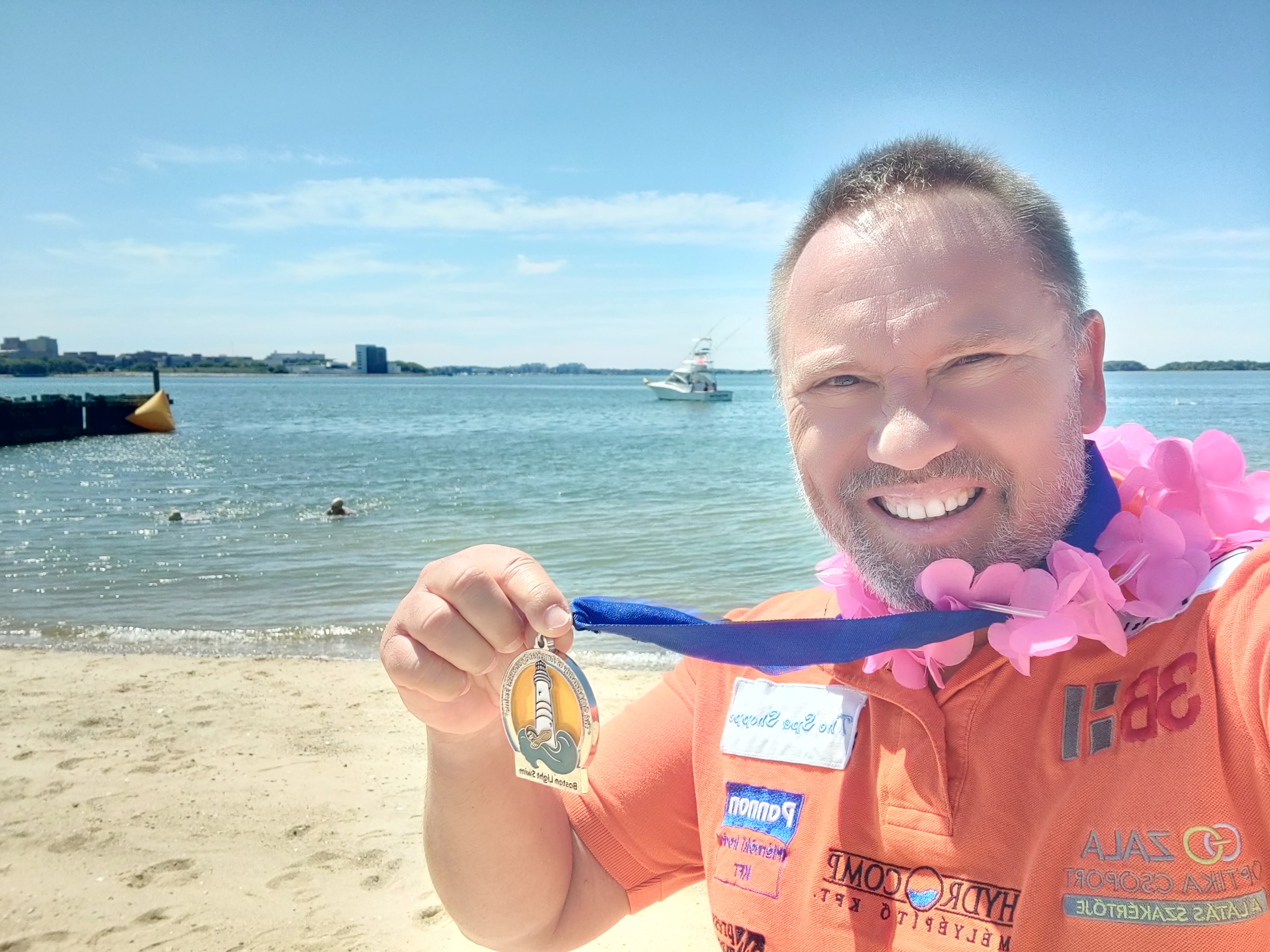 Boston Light swim